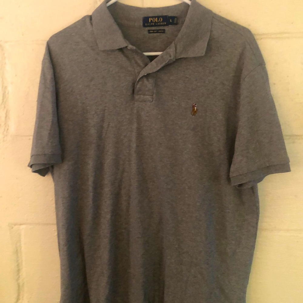 Gray Polo shirt. Men’s large